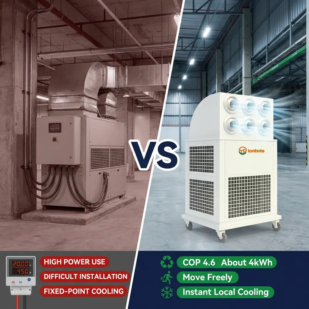 Wholesale Custom 380V Portable All in One Mobile Industrial Air Conditioner for Construction Site Workshop Warehouse Wholesale Custom 380V Portable All in One Mobile Industrial Air Conditioner for Construction Site Workshop Warehouse
