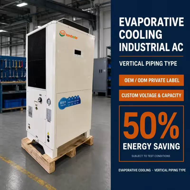 OEM White Steel Body 12000m3h Airflow Vertical Duct AC Industrial Air Conditioner for Large Logistics Warehouse OEM White Steel Body 12000m3h Airflow Vertical Duct AC Industrial Air Conditioner for Large Logistics Warehouse