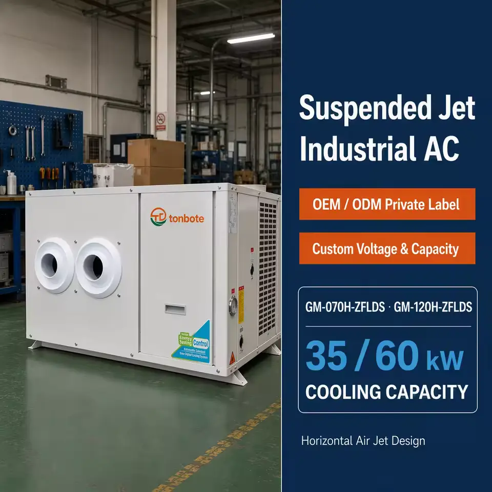 Factory OEM ODM Horizontal Jet Cooling Equipment for Large Projects With Custom Voltage Suspended Industrial air Conditioning Factory OEM ODM Horizontal Jet Cooling Equipment for Large Projects With Custom Voltage Suspended Industrial air Conditioning
