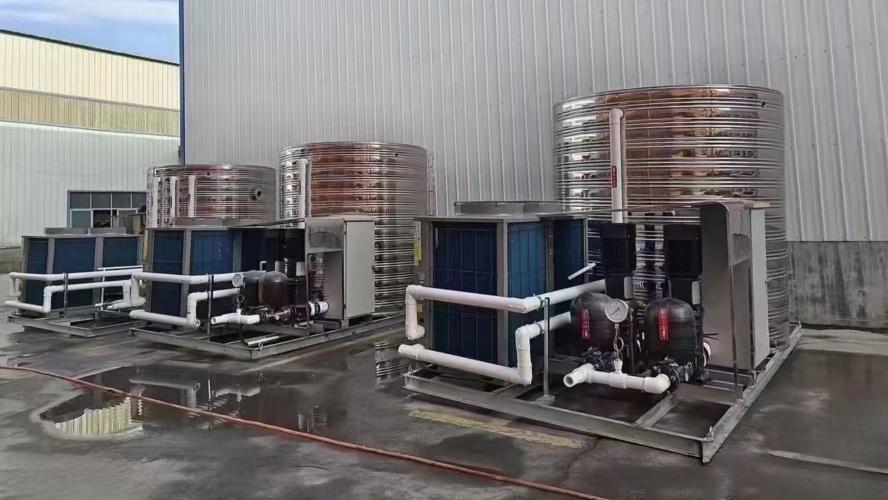 Establishing a self-built industrial park for green upgrading! Dual-source heat pumps set a new benchmark for zero-carbon factory buildings.