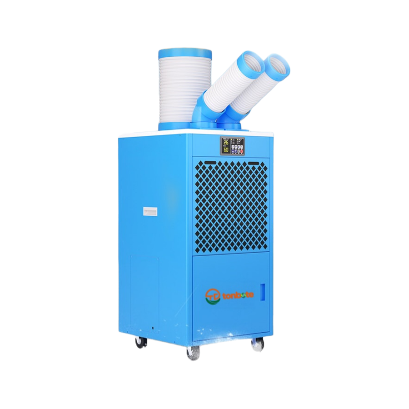 The workshop is sweltering while the guest room is scorching. What solutions can mobile industrial air conditioners provide?
