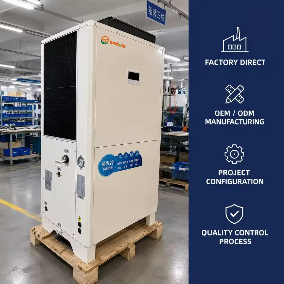OEM White Steel Body 12000m3h Airflow Vertical Duct AC Industrial Air Conditioner for Large Logistics Warehouse