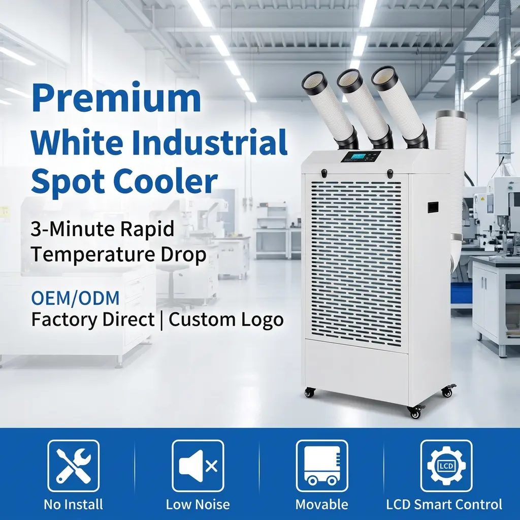 Custom Professional Low Noise 65dB Silent Operation LCD Display Mobile Air Conditioner Portable Industrial AC in Laboratory Custom Professional Low Noise 65dB Silent Operation LCD Display Mobile Air Conditioner Portable Industrial AC in Laboratory