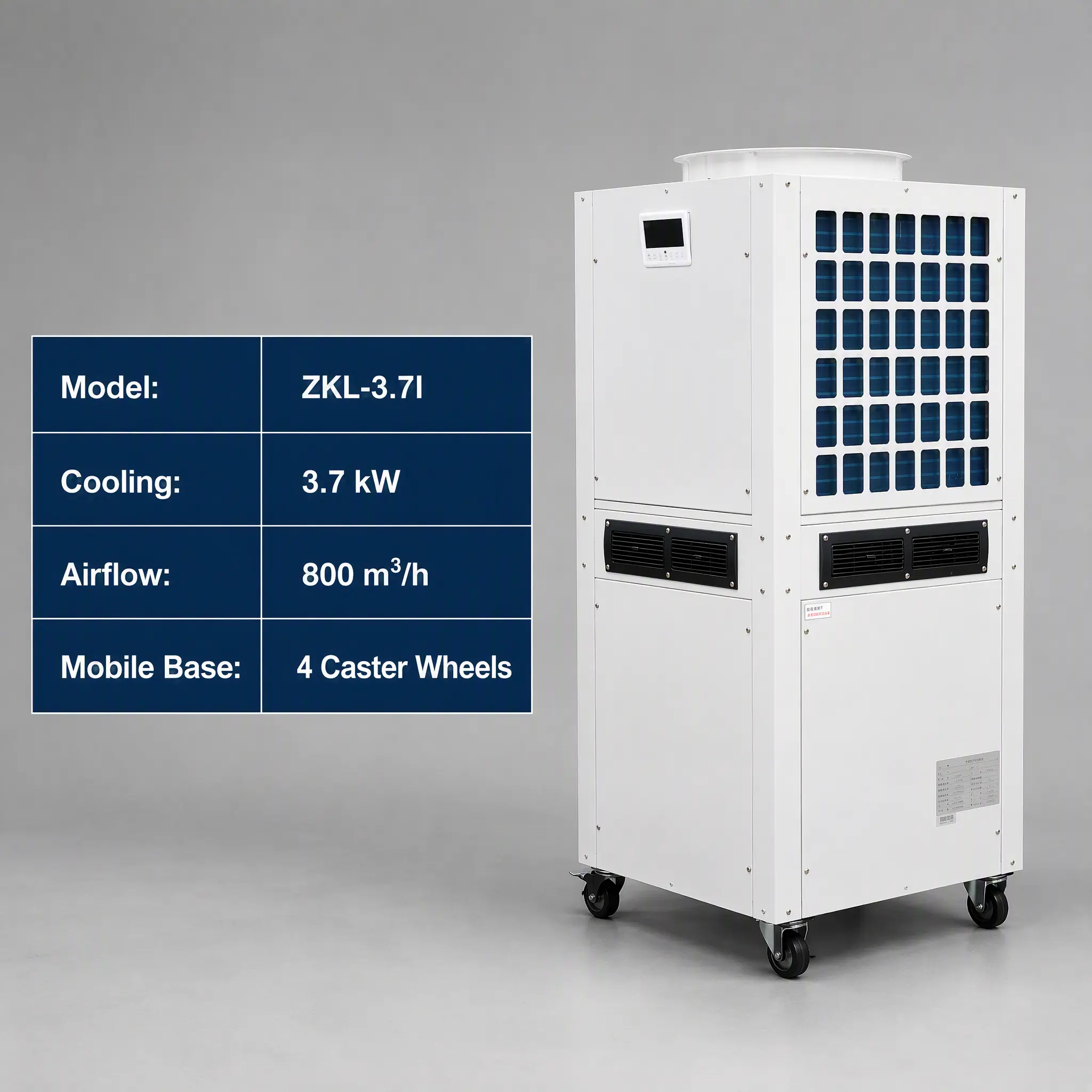 50% Energy Saving Factory Direct 220V 50Hz Stable Operation Integrated Grille Portable Industrial Air Conditioning Unit