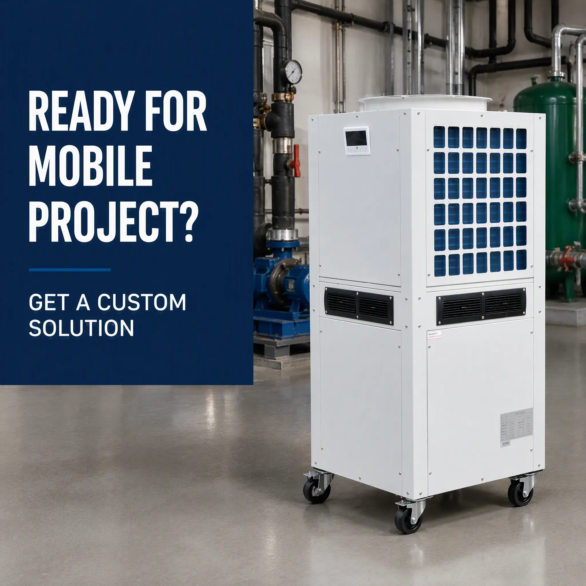 50% Energy Saving Factory Direct 220V 50Hz Stable Operation Integrated Grille Portable Industrial Air Conditioning Unit